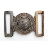 South Middlesex Rifle Volunteers bronze belt buckle