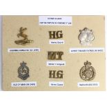 Badges: Home Guard Cap badges and shoulder titles all in excellent condition and all complete with