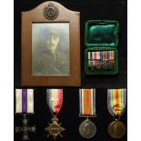 Military Cross Group - MC (unnamed as issued), 1915 Star Trio to 2.Lieut W W Scott-Moncrieff RE (