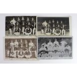 Yorkshire Cricket Club postcards c1903 inc Rotary Photo No3813 T W D Durhams Ltd Leeds & Hawkins