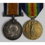 BWM & Victory Medal to J.49180 J J Ware ORD RN. Born Chertsey, Surrey. (2)