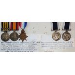 Brothers - East and West Africa Medal with Benin River 1894 clasp (J J Mundy LG Stoker HMS