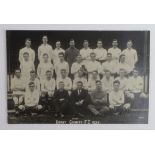 Football Derby County FC 1922-3 team postcard RP, by Winter, Derby