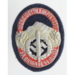 German SA 1936 rally badge.