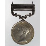 India General Service Medal 1854 with bar Chin-Lushai 1889-90 to 837 Sepoy Bisham Singh Mily