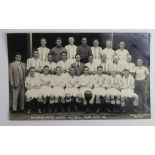 Football Brighton & Hove Albion FC 1934/35 team postcard RP, by Deane Wiles & Millar, Brighton