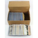 Foreign, mixed selection, better noted, in shoebox, needs careful viewing   (approx 375 cards)