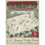 Bohemians Selected v Arsenal 17th May 1950 programme