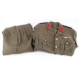 WW2 Parachute Regiment Brigadier unnamed uniform (jacket & trousers) complete with para buttons