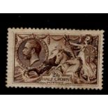 GB 1918 BW Seahorses 2s6d stamp SG.414, mint (some gum disturbance)