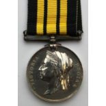 Ashantee Medal, no clasp, named to 2127 Pte J Allan 42nd High'ds 1873-4. With copy medal roll.