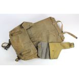 RAF Haversack 1938 dated and 1935 dated RAF Webley Pistol Holster.