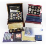 Royal Mint Proof Sets (8): 1996 standard blue, 2002 standard boxed, 2003 Executive, 2004