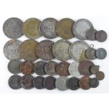 British Commemorative Medals etc (31) 19th-20thC bronze and base metal, a few copper coins