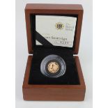 Quarter Sovereign 2012 Proof FDC boxed as issued