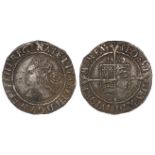 Elizabeth I silver sixpence, Third Issue, mm. Pheon, dated 1562. Spink 2561. Weakly struck on