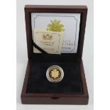 Jersey One Pound 2014 (struck in 22ct gold) Proof FDC boxed with certificate