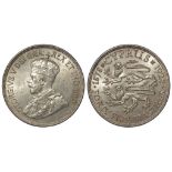 Cyprus silver 45 Piastres 1928, KM# 19, EF