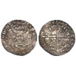 Henry VII silver groat, London Mint, one plain one jewelled arch, Bust IIIb, mm. Anchor, Spink