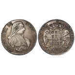 Malta, Emmanuel de Rohan, silver 30 Tari 1781, KM# 327, VF