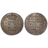 Brazil silver 960 Reis 1815B, KM# 307.1, toned EF