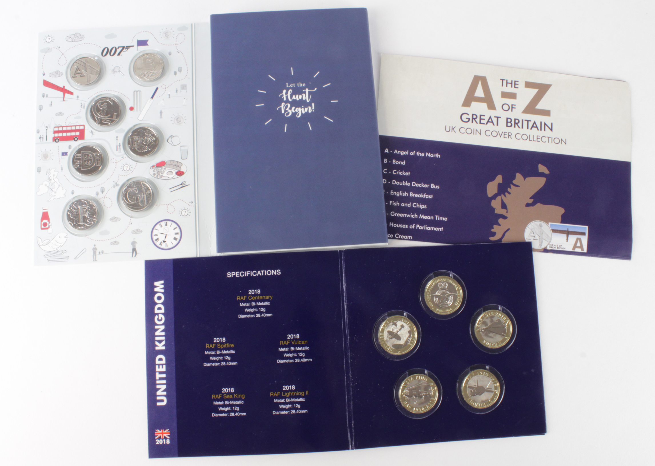 GB Decimal Commemoratives (31): Royal Mint 'The Great British Coin Hunt' A to Z 10p's album,
