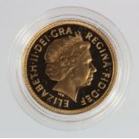 Sovereign 2002 Proof FDC in a hard plastic capsule