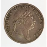 Three Shillings Bank Token 1815 toned nEF