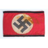 WW2 Waffen SS Armband with RZM Label.