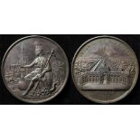 Italian Exhibition Medal, bronze d.47mm: Milan National Exposition 1881, iridescent toned GEF