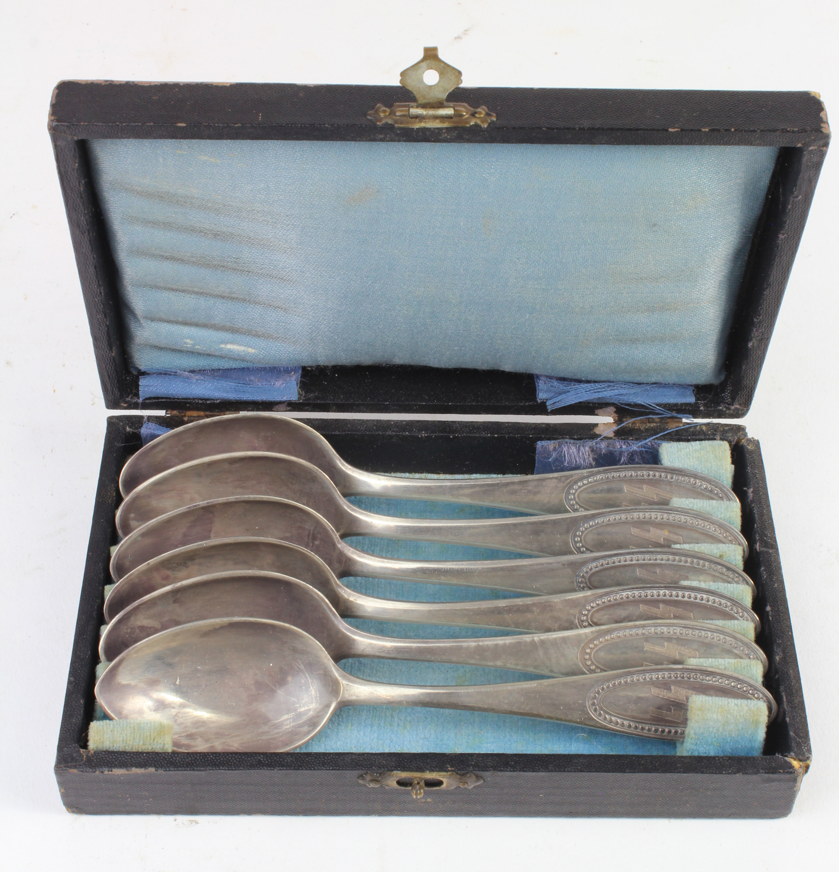 WW2 Boxed Waffen SS Tea Spoon Set.