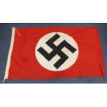 WW2 German 3 piece sewn N.S.D.A.P Flag Dated 1933.90 cm x 155 cm.