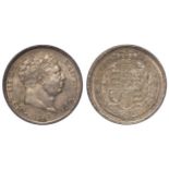 Shilling 1816, grey toned AU