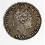 Halfcrown 1820 George III, S.3789, toned VF