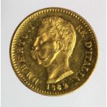 Italy 20 Lira 1882 Proof-like aUnc