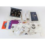 GB & World Coins, a large quantity in a stacker box: Includes: Proof Sets 1989, 1990, 1995, BU