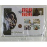 Sovereign 2001 BU in a limited edition first day cover.