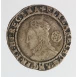 Elizabeth I silver sixpence, Fifth Issue 1578-1582, mm. Greek Cross 1578-1579 and dated 1578,