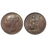 Farthing 1842 aUnc