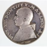 Vatican, Papal Medal, silver d.44mm: The Election of Pope Pius XII 1939, (medal) by Mistruzzi,
