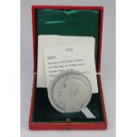 British Commemorative Medal, silver d.50.5mm: Prince of Wales, Investiture 1969, Turner & Simpson,