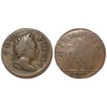 USA colonial copper halfpenny 1760 VOCE POPULI, short neck type from the 'VOOE' die, Yeoman, p.49,