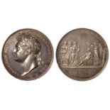 British Commemorative Medal, silver d.35mm: Coronation of George IV 1821, official Royal Mint