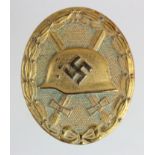 WW2 German Gold Wound Badge.