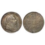 Shilling 1723 SSC, S.3647, iridescent GVF