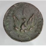 Greece copper phoenix 20 Lepta 1831, KM# 11, GF, scratches.