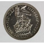 Shilling 1927 proof, aFDC