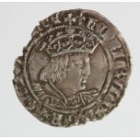 Henry VIII, silver groat, Second Coinage 1526-1544, mm. Lis, Laker Bust D, Roman nose, fluffy