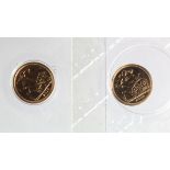 Quarter Sovereigns (2) 2009 & 2010 both BU still sealed