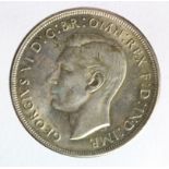 Australia silver Dollar 1938 toned EF